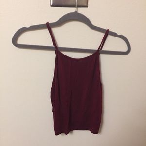 Brandy Melville Burgundy Tank SMALL